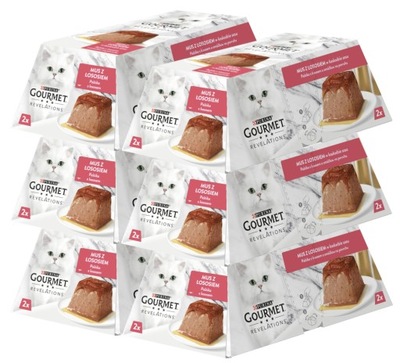 Purina GOURMET REVELATIONS Mus Łosoś 12 x 57g