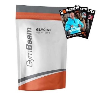 GYMBEAM GLICYNA 250g AMINOKWAS SEN MIĘŚNIE