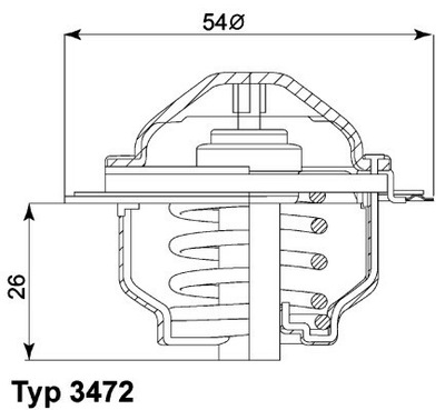 TERMOSTATAS SISTEMOS AUŠINIMO 3472.87D 