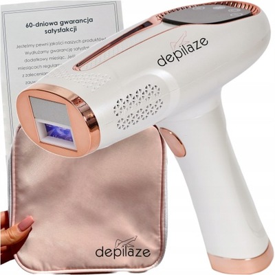 Depilator IPL bezbolesny Depilaze bikini +kosmetyczka na depilator laserowy