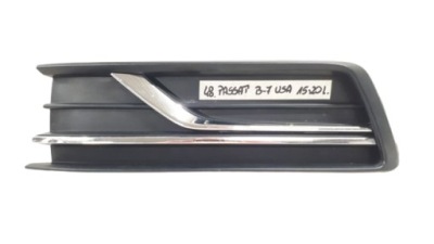 Vw passat b7 решітка бампера ліва перед фото №1