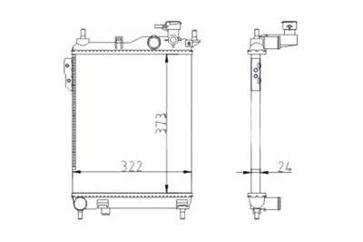 HART РАДІАТОР HYUNDAI GETZ 1.1-1.4 02-