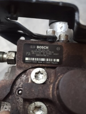 НАСОС ТОПЛИВНАЯ ТОПЛИВНАЯ BOSCH 0445010102 9683703780