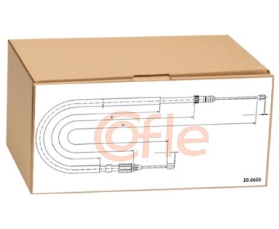 Трос тормоза ручного к renault megane фото №1