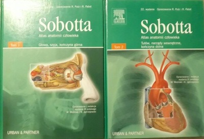 SOBOTTA ATLAS ANATOMII CZŁOWIEKA 1-2 TOMY