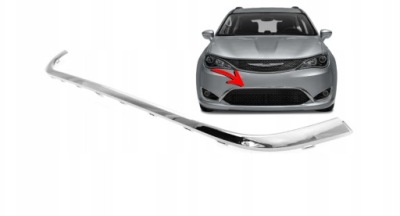 Молдинг хром нижний решётка решётки решетка chrysler pacifica 2017-2021 фото №1