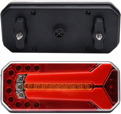 LAMPA ZESPOLONA TYLNA LED 5 pin DYNAMICZNA WAŚ