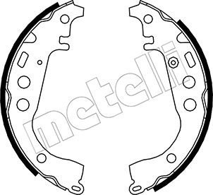 METELLI 53-0431 КОМПЛЕКТ КОЛОДОК ТОРМОЗНЫХ