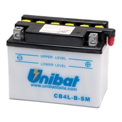 AKUMULIATORIUS UNIBAT CONVENTIONAL 12V 4AH 56A P+ 