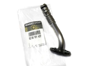 Труба обратная турбины вентиляция картера масляная renault 2.5 dci фото №1