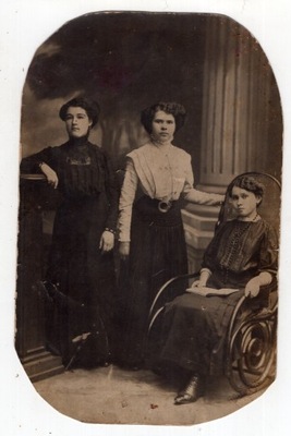 FOTO-POCZT - Panie - Raczyński - Warszawa - ok1910