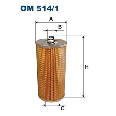 ФІЛЬТР МАСЛА ФІЛЬТРON OM 514/1