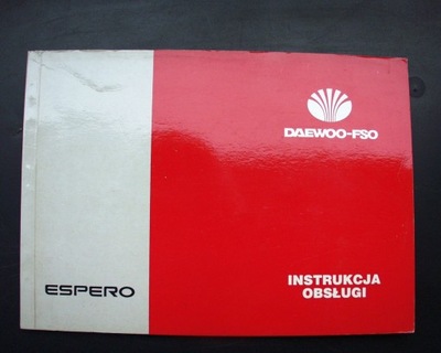DAEWOO Espero - Instrukcja Obsługi