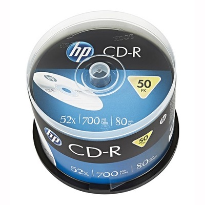 Płyty HP CD-R 52x 700 MB w opakowaniu cake 50 szt.