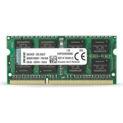 PAMIĘĆ RAM KINGSTON 8GB DDR3 1333MHZ SODIMM 1,5V