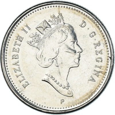 Moneta, Canada, 25 Cents, 2001