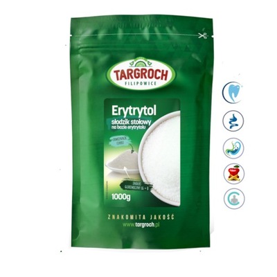 ERYTROL 1kg Erytrytol naturalny słodzik 0 kcal