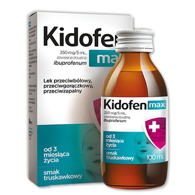 Kidofen max 250 mg/ 5 ml, zawiesina doustna, 100 ml
