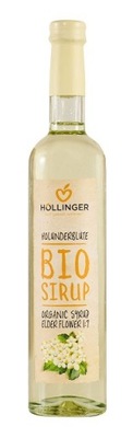 Syrop z kwiatów czarnego bzu BIO 500 ml Hollinger