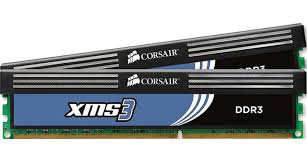 Pamięć Corsair 4GB 1600MHz XMS3 CL9 2x2GB