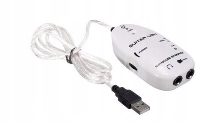 Kabel gitarowy Audio złącze usb adapter interfejs