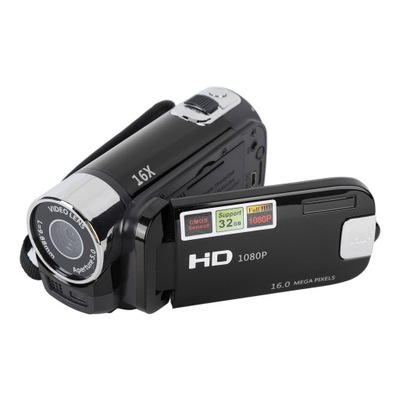 Kamera DV 1080P 16 MP Obrotowy ekran TFT 2,7 cala Kamera wideo z PQ