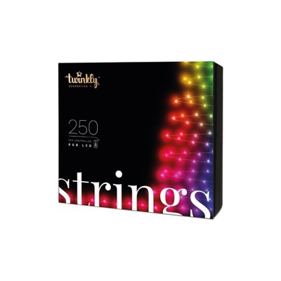 Inteligentné vianočné svetielka Strings 250 LED RGB