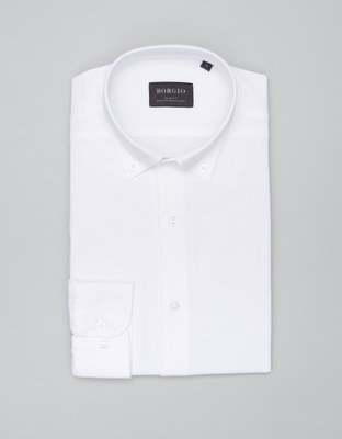 Koszula męska oleggio 00468 biały slim fit XXXL