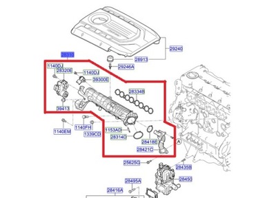 KOLEKTORIUS ĮSIURBIMO 283102A690 : KIA/HYUNDAI 