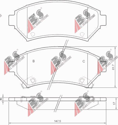 ZAPATAS DE FRENADO CADILLAC DEVILLE 4.6 1993-1999  