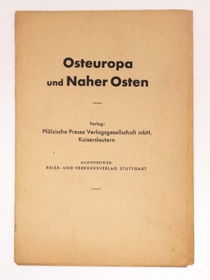 STARA MAPA EUROPA WSCHODNIA l. 1941 / 1942