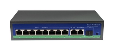 Switch PoE 8xPoE 2xUplink GIGABIT +SFP 120W 250m