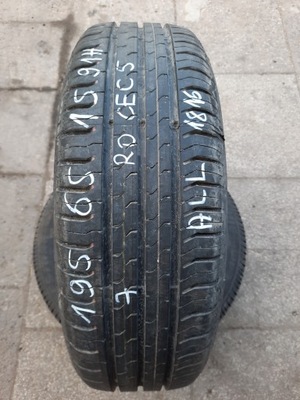 1x 195/65R15 91H CONTINENTAL CONTIECOCONTACT 5