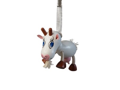 Koza - figurka na sprężynie