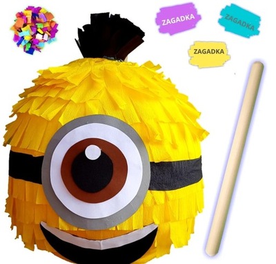 PINIATA MINIONEK + GRATISY PINATA MINIONKI