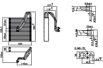 NISSENS ИСПАРИТЕЛЬ КОНДИЦИОНЕРА МИНИ R56 R57 R58 R59 CLUBMAN R55 фото