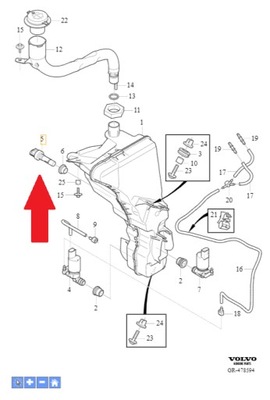 SENSOR NIVEL DE LÍQUIDO LIMPIAPARABRISAS CON 32328238  