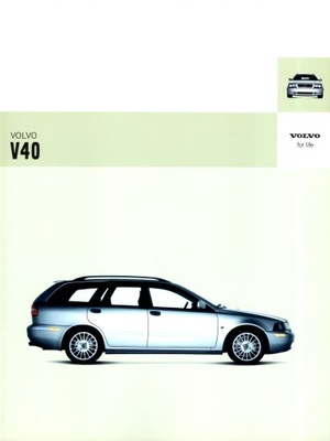 PROSPEKT VOLVO V40 