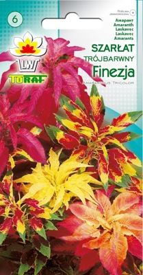 Szarłat Trójbarwny 'Finezja' - Kolorowe Liście na Rabatach! nasiona 0,2g