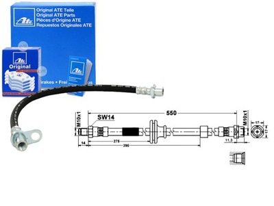 ATE CABLE DE FRENADO ELAST. BMW X3 (E83) 3.0D 09.  