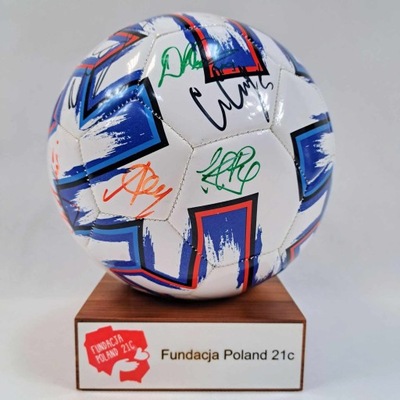 Dynamo Kijów - piłka z autografami (zag)