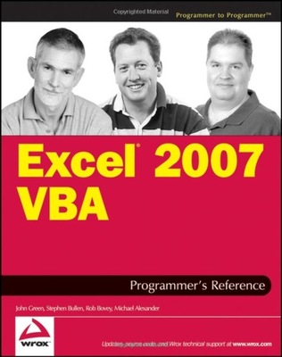 EXCEL 2007 VBA PROGRAMMER'S REFERENCE Alexander