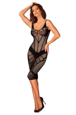 OBSESSIVE Sukienka D609 czarna S/M/L