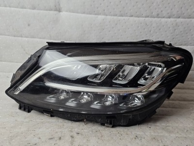 ŽIBINTAS KAIRĖ PRIEKINĖ PRIEK. REFLEKTORIUS FULL LED MERCEDES W205 EUROPA 