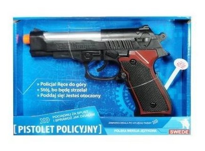 PISTOLET POLICYJNY Z POLSKIM MODUŁEM DŹWIĘKOWYM