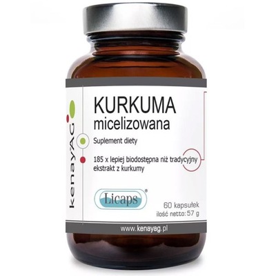 KENAY KURKUMA MICELIZOWANA 60CA KURKUMINA WĄTROBA