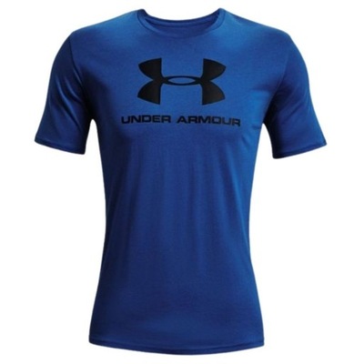 KOSZULKA UNDER ARMOUR SPORTSTYLE LOGO SS MEN BLUE 432 M