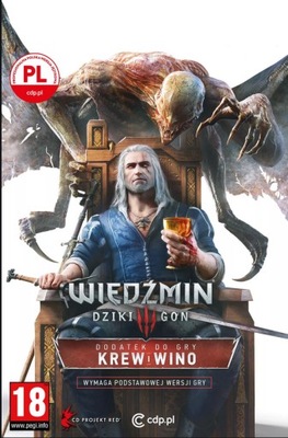 WIEDŹMIN 3 DZIKI GON KREW I WINO BLOOD AND WINE PL