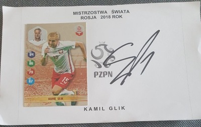 Kamil Glik - ORYGINALNY autograf