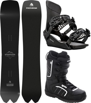 Zestaw Snowboardowy Pathron Carbon Powder 168cm W